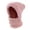 Pink, variant on Karight Women Winter One-Piece Pullover Knitted Balaclava Skull Beanie Hats Hooded Neck Circle Scarf Face Cover Mask Hat Cap