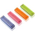 thumbnail image 1 of 4 PCS Harmonica for Kids, 10 Hole Translucent Harmonica for Children Kids, 1 of 5
