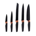 thumbnail image 2 of Set de Cuchillos Ideen Negro 5 Piezas con Soporte, 2 of 8