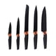 thumbnail image 2 of Set de Cuchillos Ideen Negro 5 Piezas con Soporte, 2 of 8