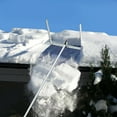 thumbnail image 1 of Gymax Râteau à Neige de Toit 21 Pieds Outil de Retrait Léger avec Poignée Télescopique Réglable, 1 of 10