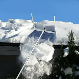 Snow Joe Râteau grattoir de neige pour toits à manche télescopique pelle a  neige poly Roofer Joe 