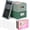 Green, variant on 1 Set School Organizer Kit School Memory Box K-12 Memory Box with 15 File Folders 4 Labels 3 Sticker Class File Organizer Boxes for Storage Picture Keeper Office(Green)