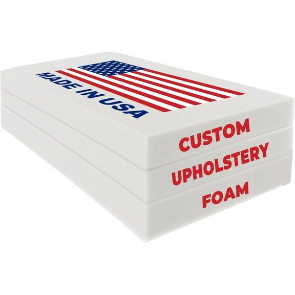 ShadeMart High-Density Custom Foam Sheet – 70D Firm Cushion for DIY Upholstery, Seats, Benches, and Chairs – Max 55" x 119", Cut to Size, Long-Lasting Support (2" Thickness)