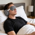 thumbnail image 6 of 2 In 1 Travel Neck Pillow, Memory Foam U Shaped Neck Pillow With Eye Mask, Airplane Travel Pillow For Sleeping, Office Nap Head Support Cushion, Portable Car Train Flight Neck Cushion, 6 of 6