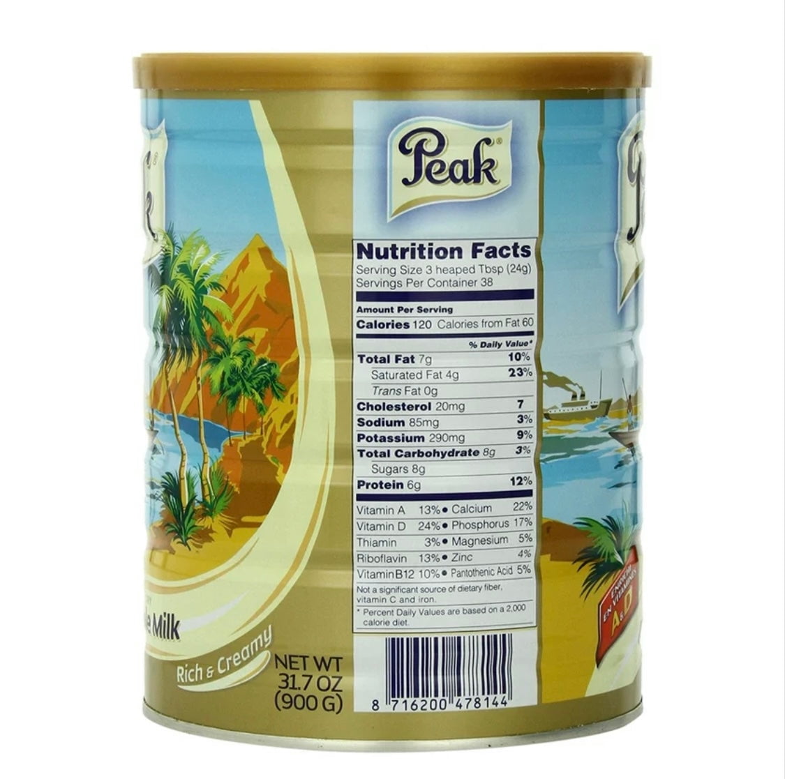 Peak Instant Whole Milk Powder 900g