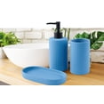 thumbnail image 4 of Mainstays By Becky G. & Alejandra 3-Piece Bath Accessory Set, Blue, 4 of 13