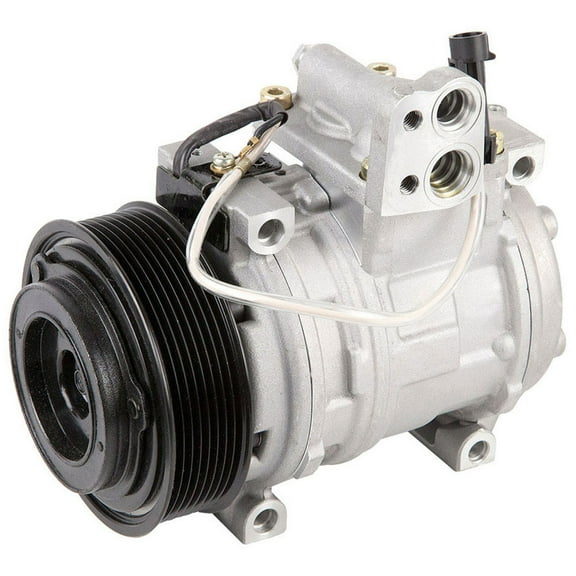 AC Compressor & 8-Groove A/C Clutch For John Deere Replaces AL154203 AL155836 AL176857 447100-2324 447170-8931 12v - BuyAutoParts