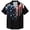 111Black2239, variant on CAIVO Boys Blouse Western Cowboy Print Shirt Short Sleeve Button Down Casual Tops For Children And Youth Lapel 1776-2026 Summer Stylish Tops