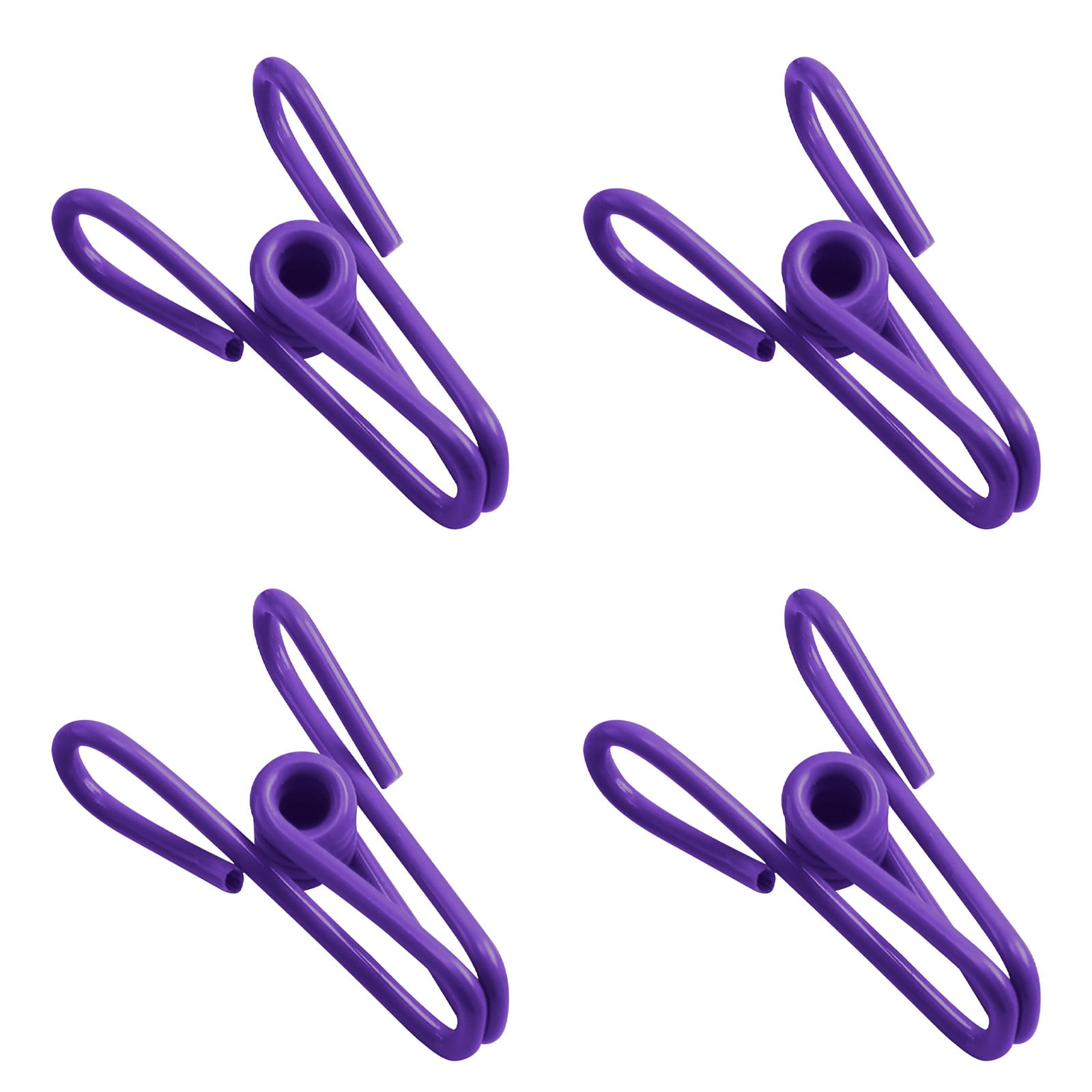 OAVQHLG3B Colorful Wire Clothespins Laundry Chip Clips4 Pack Bulk