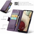 thumbnail image 3 of Funda tipo cartera para Samsung Galaxy A12 5G con bloqueo RFID, tarjetero, soporte magnético, funda protectora de piel con tapa para Samsung Galaxy A12 5G de 6,5 pulgadas, 3 of 6