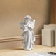 thumbnail image 5 of Escultura de niña | Figura artesanal de resina para decoración del hogar | Decoración para sala de estar, dormitorio y estudio | Regalo para mujeres y niñas, 5 of 6
