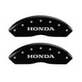 thumbnail image 2 of MGP 4 Caliper Covers Engraved Front & Rear Honda Black finish silver ch Fits select: 2004-2007 HONDA PILOT EX, 2003 HONDA PILOT EXL, 2 of 6