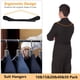 thumbnail image 4 of Colgador de ropa DEDU, 30 unidades, extra ancho, 45 cm, negro, 4 of 7