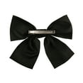 thumbnail image 2 of 7 Inch Satin Floppy Hair Bow (Black), 2 of 5