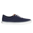 thumbnail image 2 of Izod Men's Size 9.5 Lace-Up Casual Canvas Shoes, Navy Blue, New in Box, 2 of 7