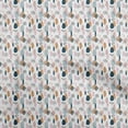 thumbnail image 1 of oneOone Cotton Silk White Fabric Tropical Fabric For Sewing Printed Craft Fabric By The Yard 42 Inch Wide, 1 of 4