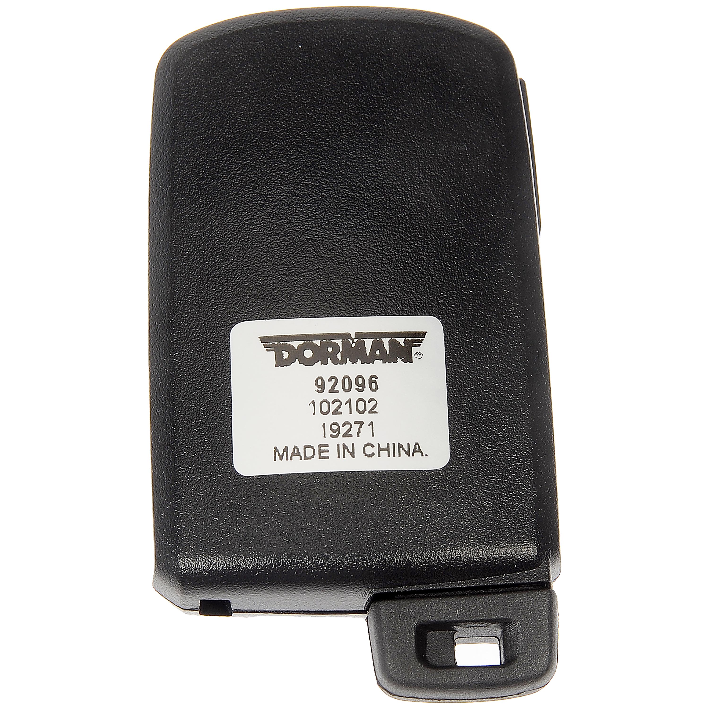 Dorman 92096 Keyless Entry Transmitter Cover for Specific Toyota Models, Black Fits select: 2017 TOYOTA TACOMA ACCESS CAB/SR5/TRD SPORT/TRD OFF ROAD, 2018 TOYOTA TACOMA DOUBLE CAB/SR5/TRD SPORT