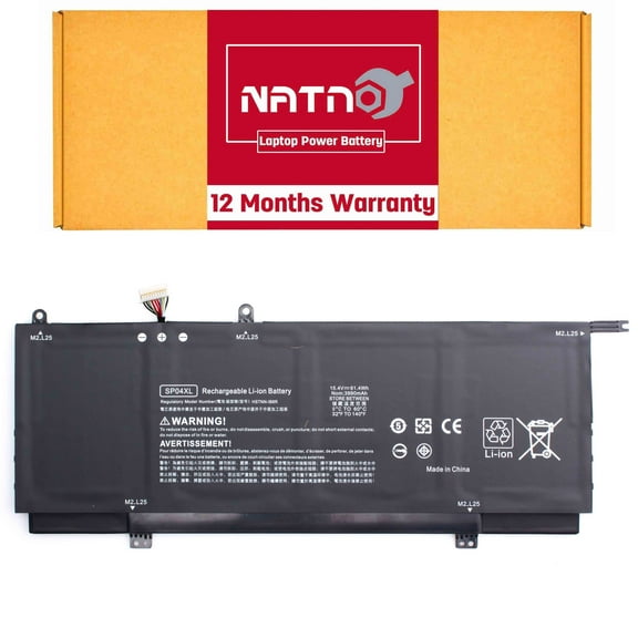 SP04XL Laptop Battery Compatible with HP Spectre X360 13-AP0000UR 13-AP0000NN 13-AP0100ND 13-AP0000NA Series HSTNN-OB1B HSTNN-IB8R L28538-AC1 L28764-005 15.4V 61.4Wh 4200mAh