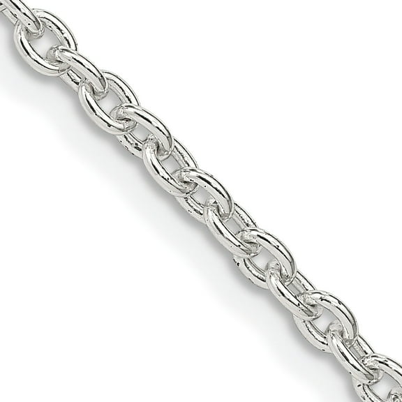 Sterling Silver Cable Chain 18"