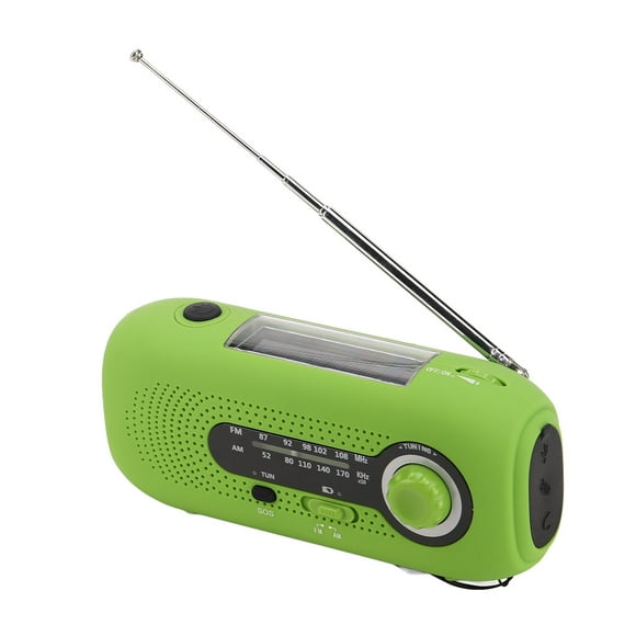 Emergency Weather Alert RadioEmergency Radio Type C Hand Crank Solar Radio Solar Radio Luxury Finish