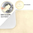 thumbnail image 2 of joogoo Beige Dish Drying Mat Kitchen Counter Absorbent Drying Pad 18x24 in Drainer Rack, 2 of 8