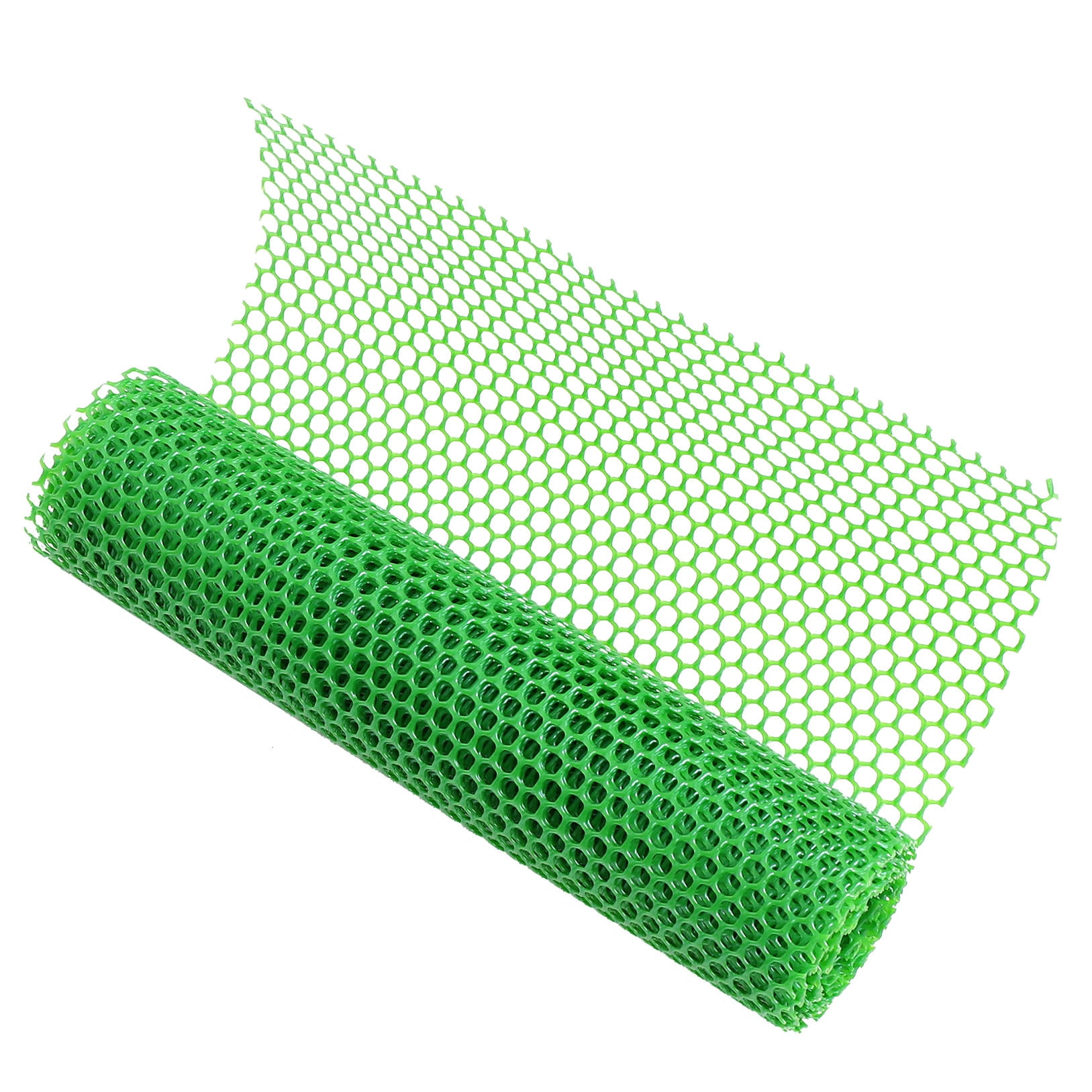Masteelf Green Plastic Garden Fence Mesh Hexagonal Netting for Outdoor Use 1 Roll 50ft x 1ft