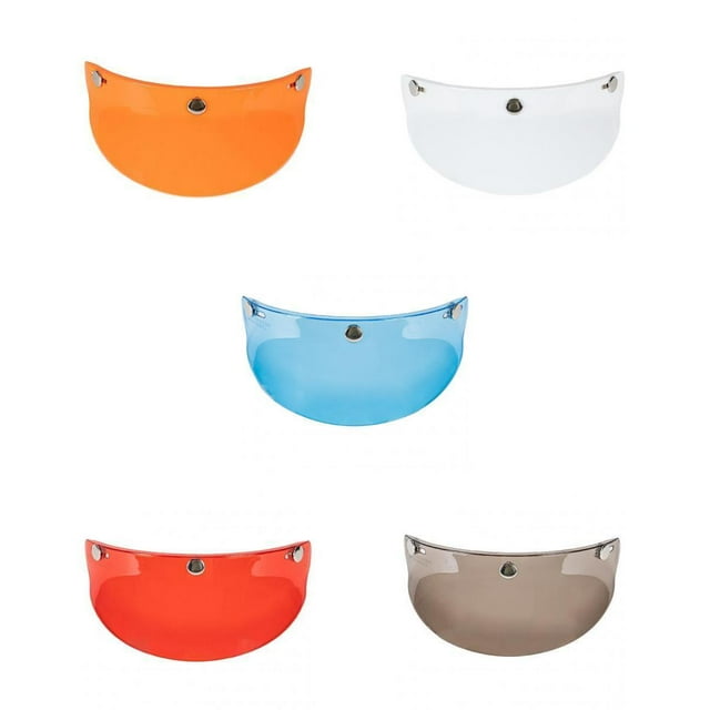 jinwen 5x 3 Snap Visor Peak Open Face Sun Shade 15cmx5cm
