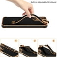 thumbnail image 2 of for Samsung Galaxy A23 4G/5G Case with Wristband Kickstand Plating Case Cover Slim Glossy Bling Phone Case Soft TPU Shockproof Bumper Case Luxury Electroplated Case,Black, 2 of 12