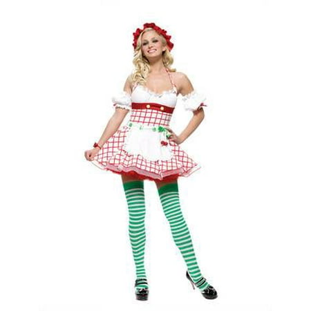 CHERRY GIRL fruit berry tea party candy womens sexy halloween costume L 12-14