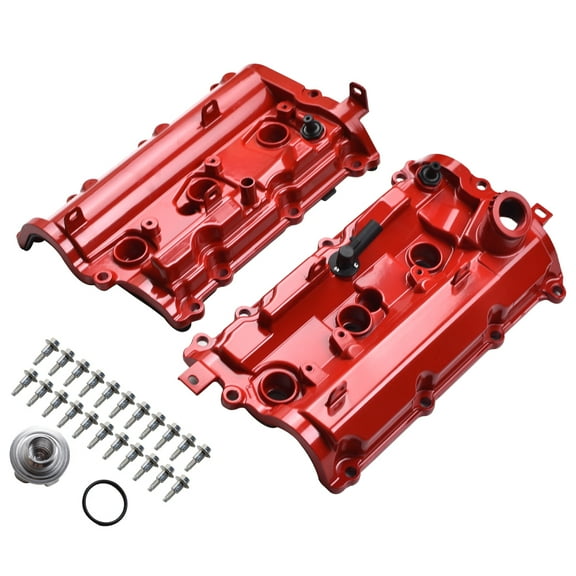 Panlongic 2x Upgrade Aluminum Valve Cover Set for Infiniti G37 2008-2013 Nissan 370Z 2009-2020