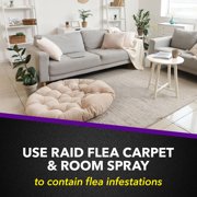 Raid Flea Killer Carpet & Room Spray with 4 Month Flea & Tick Control, 16 oz
