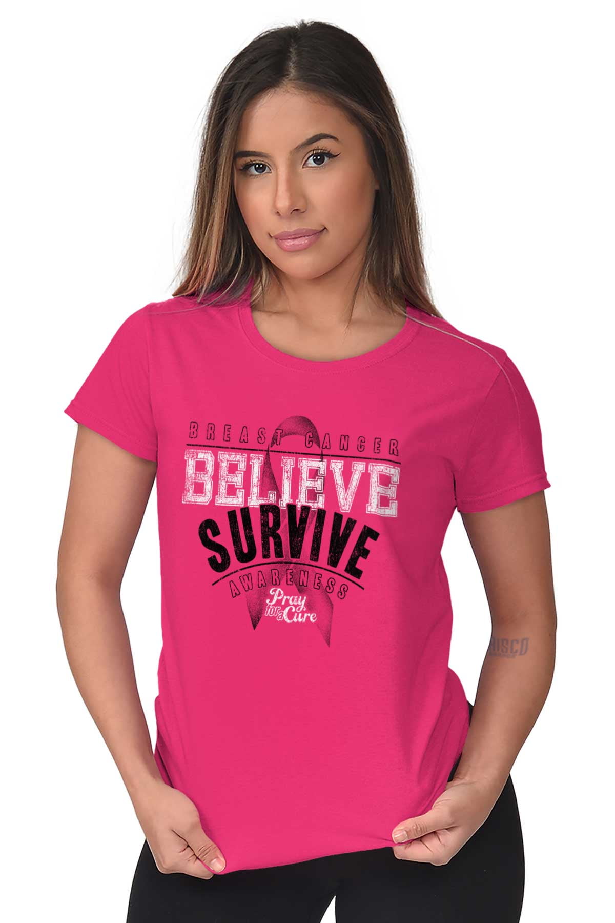 Brisco Brands Breast Cancer Awareness Womens Tees Shirts Ladies Tshirts Pink Ribbon Cure Brisco Brands Breast Cancer Awareness Womens Tees Shirts Ladies Tshirts Pink Ribbon Cure