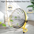 thumbnail image 4 of Ventilador de piso recargable Fanspex 12 de 16 pulgadas, 4 of 5