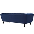 thumbnail image 2 of Modway Bestow Modern Style Performance Velvet Sofa in Navy Finish, 2 of 4
