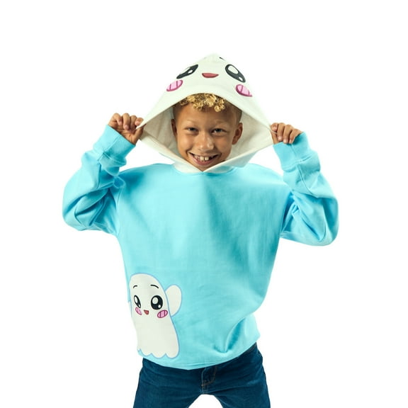 LankyBox Boxy Long Sleeve Boy's Yellow Cosplay Hoodie-3T
