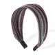 thumbnail image 1 of Accesorios para el cabello de bandas anchas únicas para mujeres, bandas bohemias extra anchas, bandas gruesas con dientes, color variado, 1 of 7