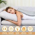 thumbnail image 3 of Jinsinto Plug - in Smart Temperature Control Timer Warm Up Shoulder Pads Neck Back Legs Feet Physiotherapy Electric Heated Blanket 60*30cm Washable Euro European Gauge, 3 of 5