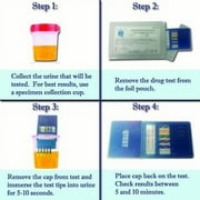 (3 pack) 12 Panel Multi-Drug Test Dip Card (AMP, BAR, BUP, BZO, COC, MDMA, MTD, OPI, OXY, PCP, TCA, THC)