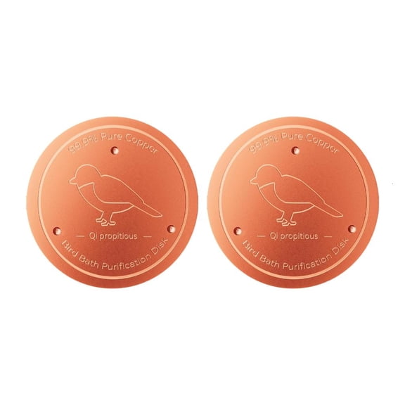 SDFGTstore Permanent 1mm Bronze Water Filter For Garden Bird Baths With 3 Point Stabilizing Base Plan