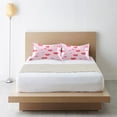 thumbnail image 6 of Ryvnso Satin Pillowcase Loving Pink Pillow Cases Standard Size 40x20in, 6 of 6
