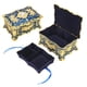 thumbnail image 4 of Joyero Vintage, Cofre del Tesoro Caja Forro de Terciopelo Rectangular para Tocador, 4 of 7