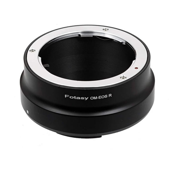 Fotasy Pro Olympus OM to Canon EOS RF Mount Mirrorless Camera Adapter, Compatible with Olympus OM Lense & Canon Mirrorless Camera EOS R RP R3 R5 R6 Ra