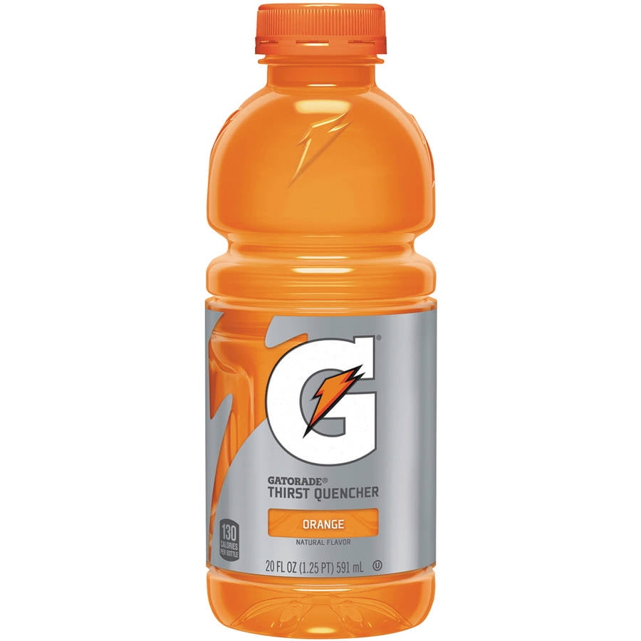 Gatorade G Series Thirst Quencher Orange Sports Drink, 20 fl oz, 24