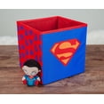 thumbnail image 3 of DC Comics Superman Logo Storage Bin Cube Organizer | 11 Inches, 3 of 7