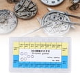 thumbnail image 4 of Stainless Steel Watch Crown, 200pcs 20 Sizes Professional Replacement Watch Crown O  Tiny  for Watchmaker, 4 of 7