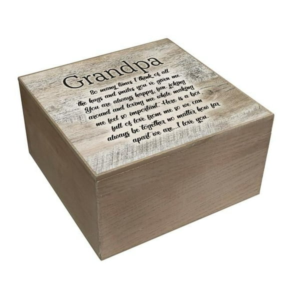 Cottage Garden EWOODBOX-04 Grandpa, So Many Times I Think Keepsake Box