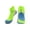Green, variant on Ankle Athletic Socks For Boys Girls,Non-Slip Low Cut Sports Socks For Kids,Sweat-Wicking for Marathons,Size 5-16