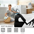 thumbnail image 5 of LHSHID Wedding Gifts for Newlywed Couple Mr and Mrs Honeymoon Throw Blanket Anniversary Romantic Gifts for Women Men Couples Gifts for Her Him Girlfriend Boyfriend Blankets for Couch Bedches 30x40in, 5 of 5