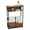 Brown, variant on End Table for Narrow Space, 3 Tier Narrow Side Tables Modern Sofa Table with Storage Shelf, Bedside Table Slim Nightstand with Magazine Rack Living Room Home Office,Brown